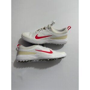 Nike Golf Shoes Women's Size 10 White Red Swoosh Lightweight 818732-103